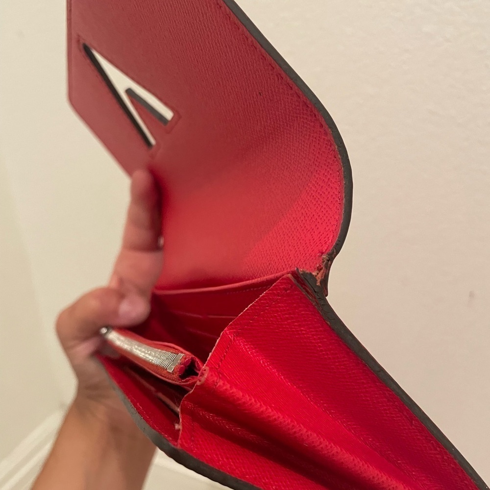 Louis Vuitton EPI Twist Coquelicot Red Wallet Twist Lock​​​​​ - Picture 8 of 14